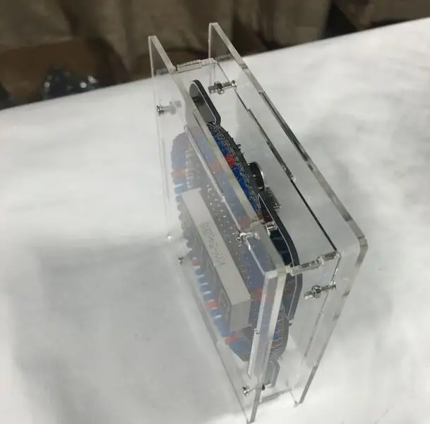 DIY вращающийся цифровой светодиодный дисплей модуль будильника электронные