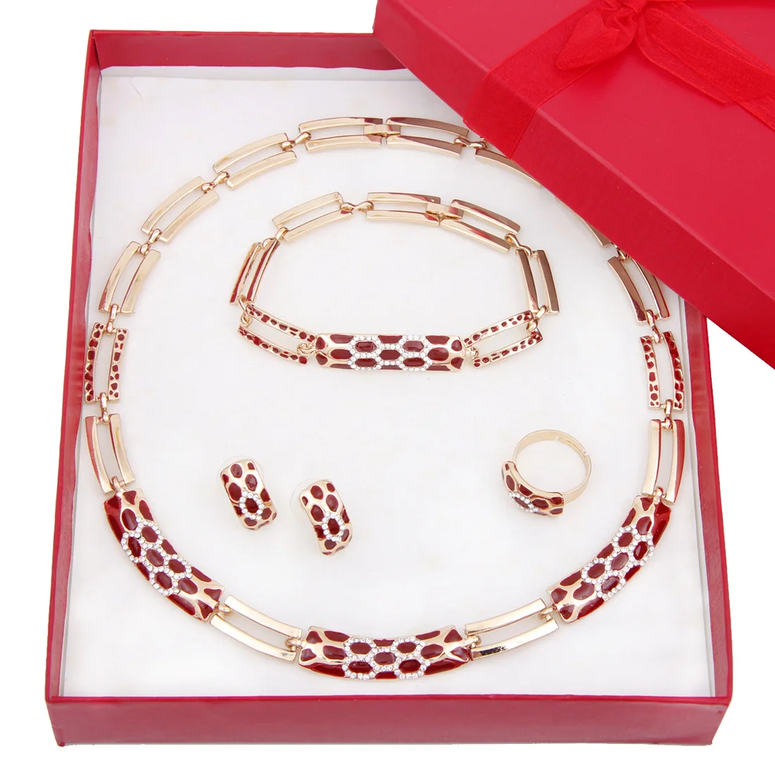 Оптовая продажа нигерийские женские свадебные ювелирные наборы чокеры ожерелье