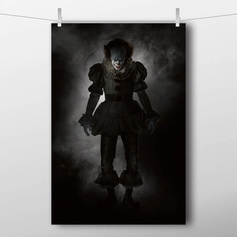 It (2017) кино клоун настенные художественные плакаты Картина на холсте шелковая