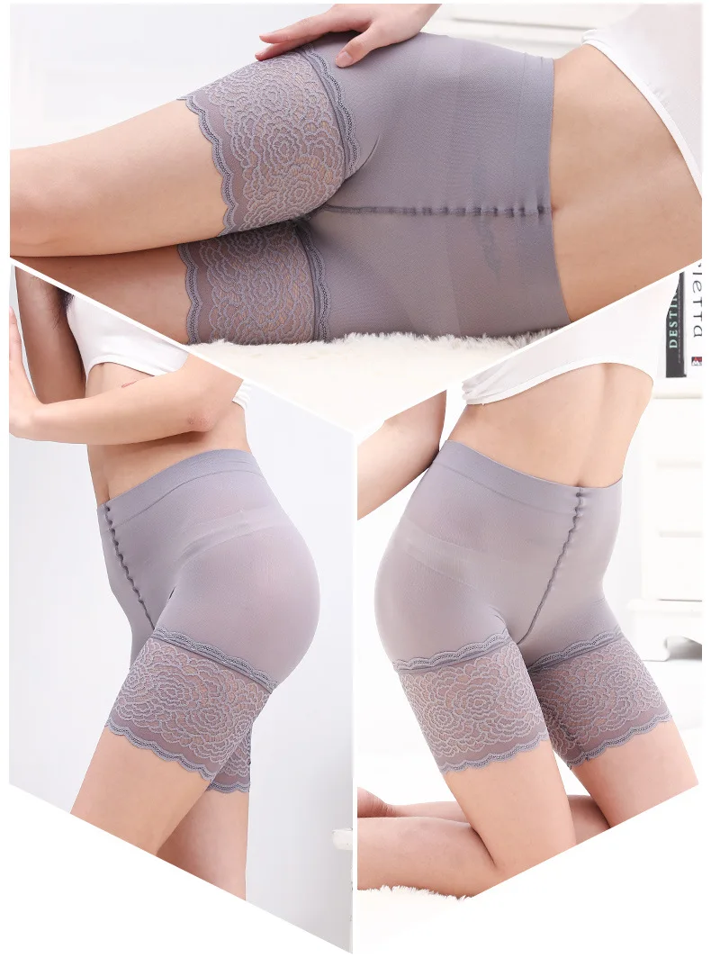 Кружево Облегающие шорты Для женщин коротышка эластичные Нижнее Бельё для