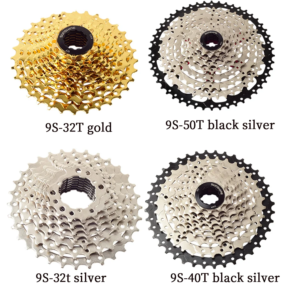 SUNSHINE MTB велосипед Freewheel 9S 11 32 40 50T горный велосипедный маховик 9 27 скоростная