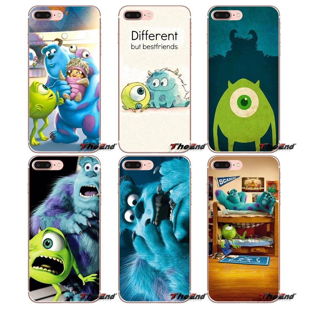 Чехол милые Монстры sulley Университет Тигр для Samsung Galaxy S2 S3 S4 S5 MINI S6 S7 edge S8 S9 Plus Note 2 3 4 5