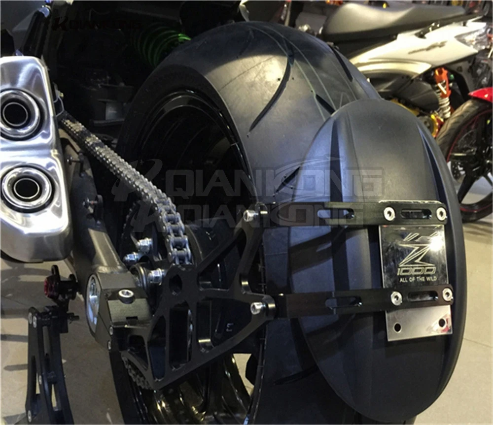R QIANKONG чёрный/Змеиный для Kawasaki Z1000 Z1000SX z1000sx 2010 2014 2015 2016 2017 мотор заднее крыло