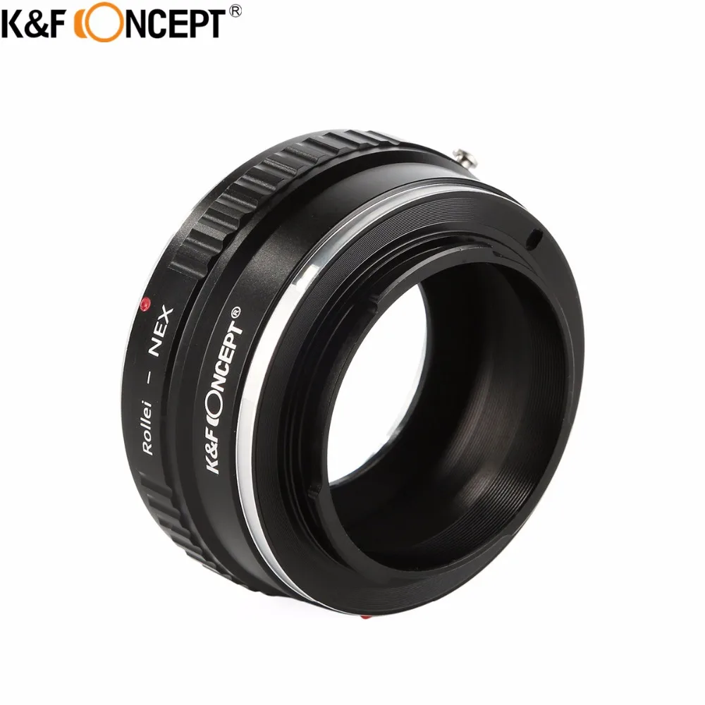 Переходное кольцо K & F для объектива фотокамеры из латуни и алюминия Rollei QBM