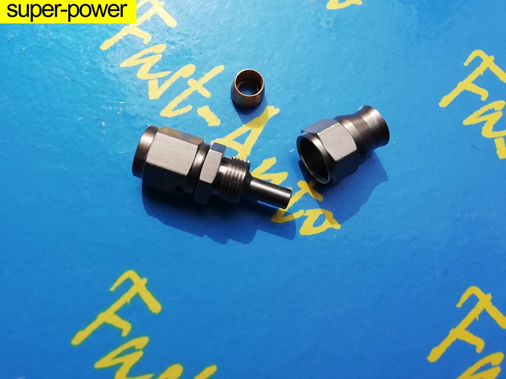 Тормозной шланг из нержавеющей стали 7/16 20unf 4an AN4 кованый тормозной ptfe шарнирные