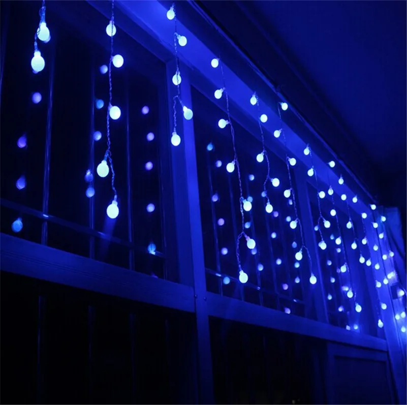 Красивая светодиодная гирлянда 3 5 м 96 шт. Сказочная для занавесок лампа сосульки