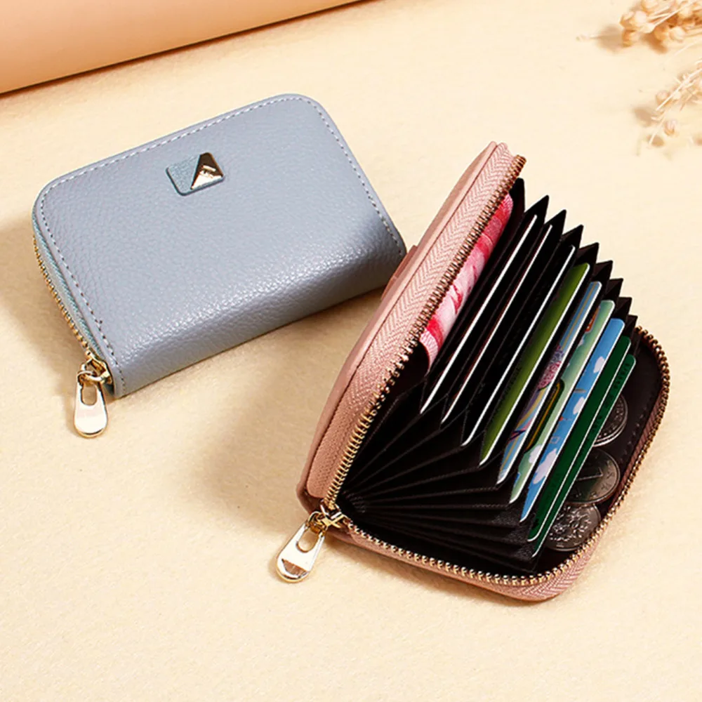 Женский короткий кошелек Cartera Mujer маленький мини на молнии с отделением для карт