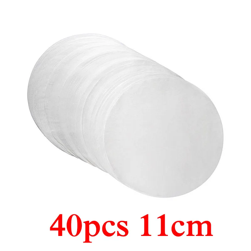 40pcs 11cm Горячая выпечка гамбургер бумага для бургеров антипригарная выпечка масло бумага для бургера пресс барбекю Пэтти производитель печь для изготовления печенья кухонные аксессуары - Цвет: 40pcs 11cm