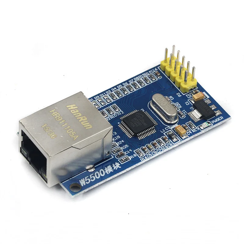 W5500 сетевой модуль Ethernet аппаратное TCP/IP 51/STM32 микроконтроллер программы по W5100