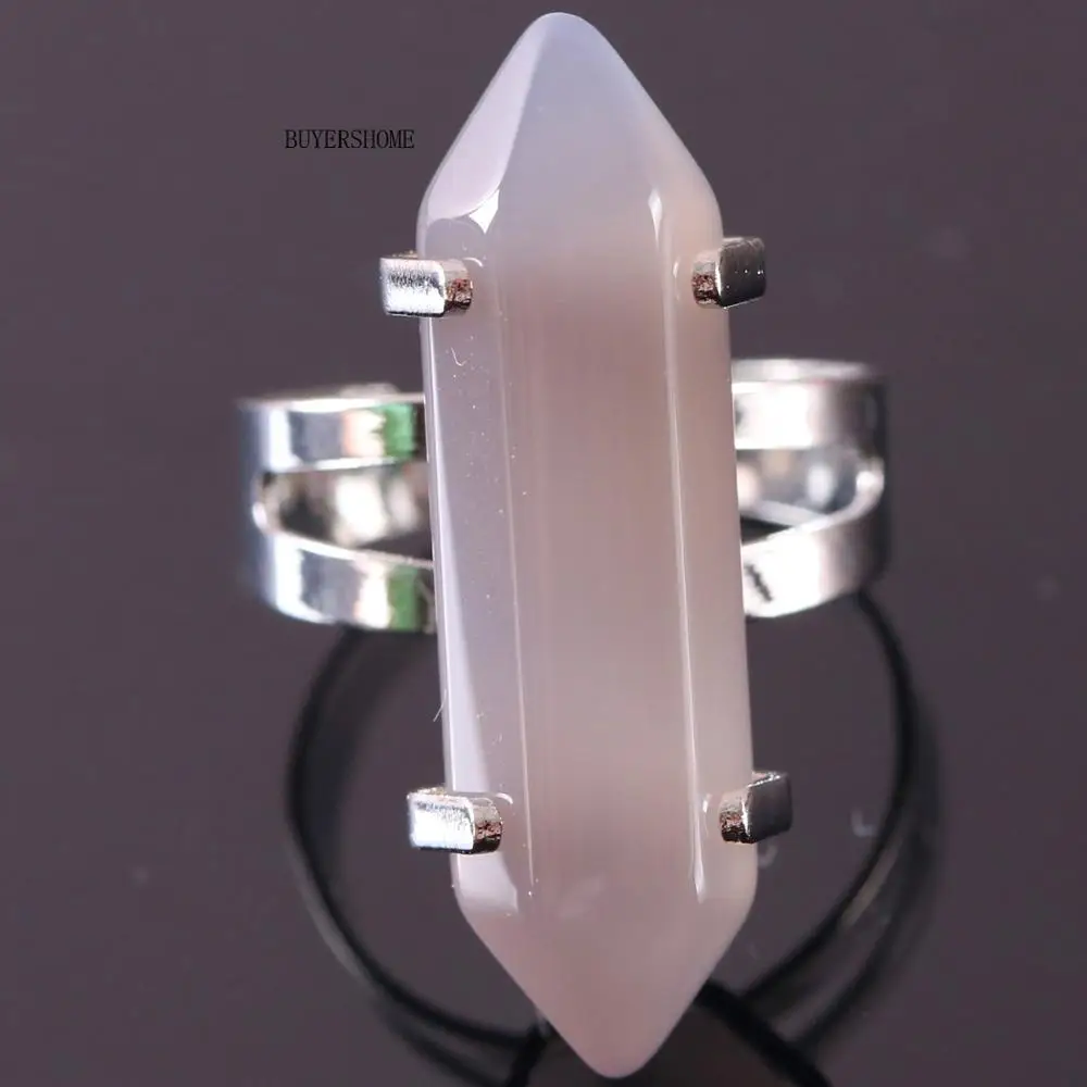 Регулируемое Подарочное кольцо Z056 для девочек, гексагональная бусина из Натурального Коричневого оникса, Круглый круглый подарок на день Святого Валентина, 1 шт. Регулируемое Подарочное кольцо Z056 для девочек, гексагональная бусина из Натурального Коричневого оникса, Круглый круглый подарок на день Святого Валентина, 1 шт.