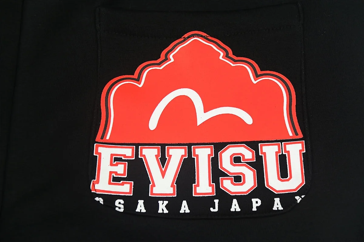 Evisu новые полки 91 буквы мужские Дикие повседневные брюки плюс бархат теплый дышащий пот брюки мужские повседневные брюки F089
