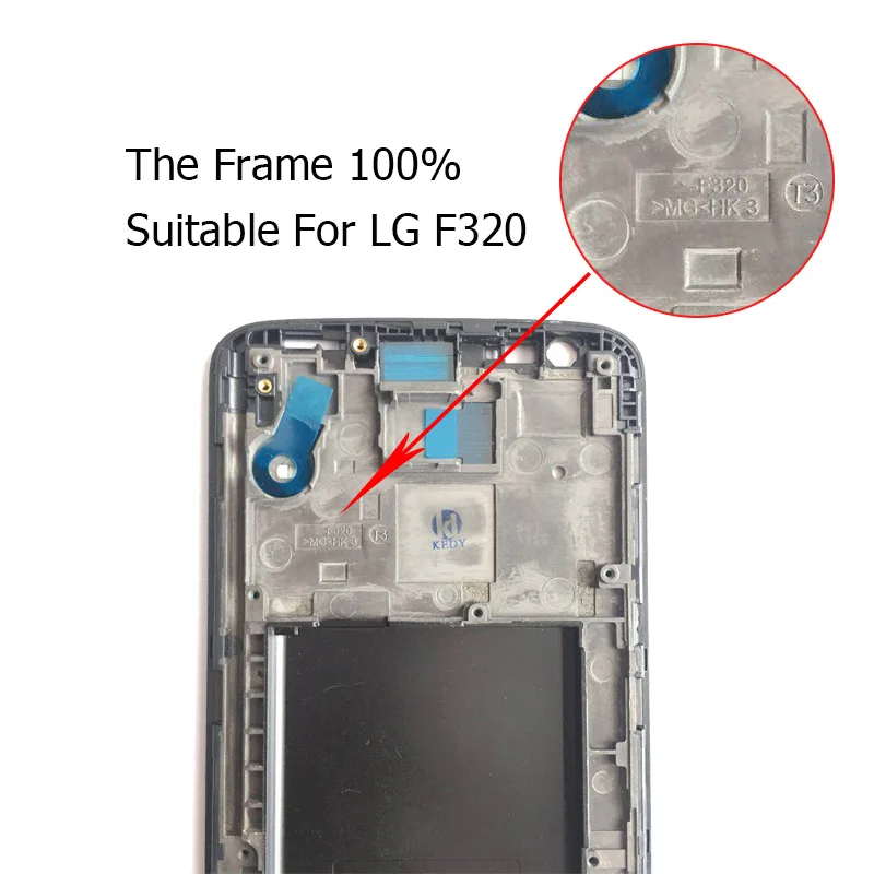 Для LG G2 D800 D801 F320 D805 D802 D803 LS980 VS980 ЖК Экран Дисплей с Сенсорный экран планшета + рамка