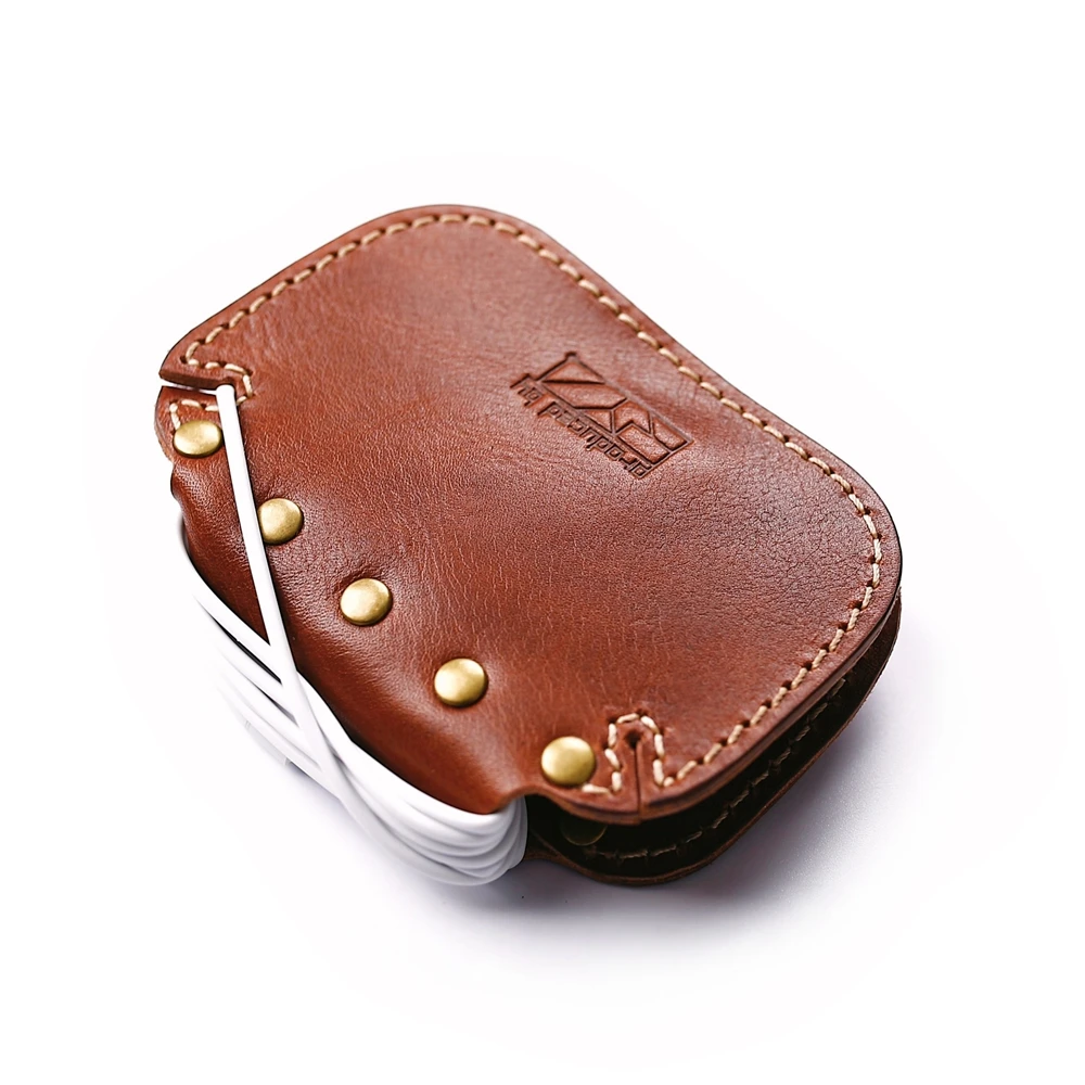 Чехол-органайзер из натуральной кожи для наушников |