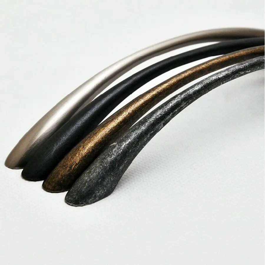 4 шт./лот тонкая ручка для мебели кольцо выдвижного ящика Заглушка цвета в