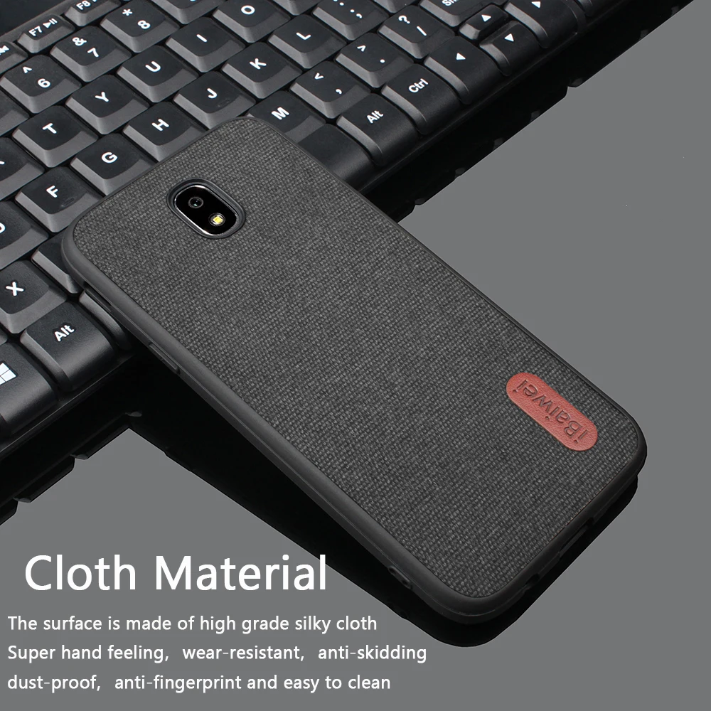 Mobile Phone Cloth Case For Samsung Galaxy J5 2017 J530FM Euro Version 5.5inch Silicone Soft Edge Cover |