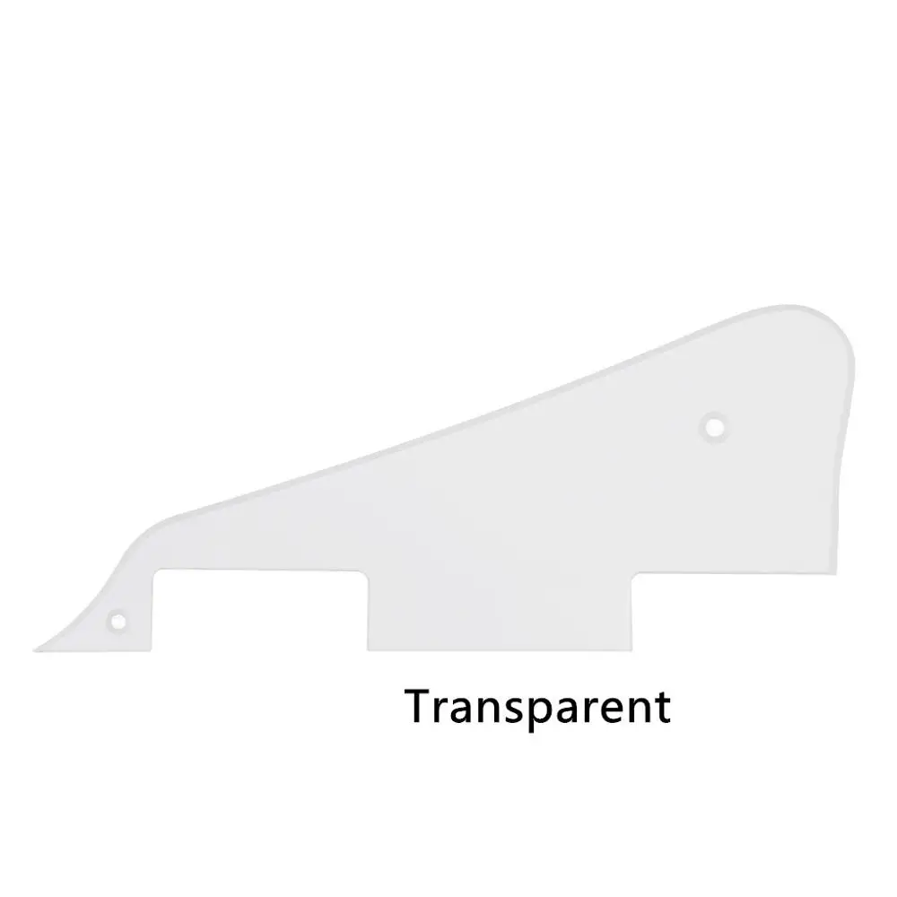 Transparent FLEOR 1 шт. пикгард LP гитара скретч пластина pick Guard LP для LP стиль аксессуары для гитары - Цвет: Transparent