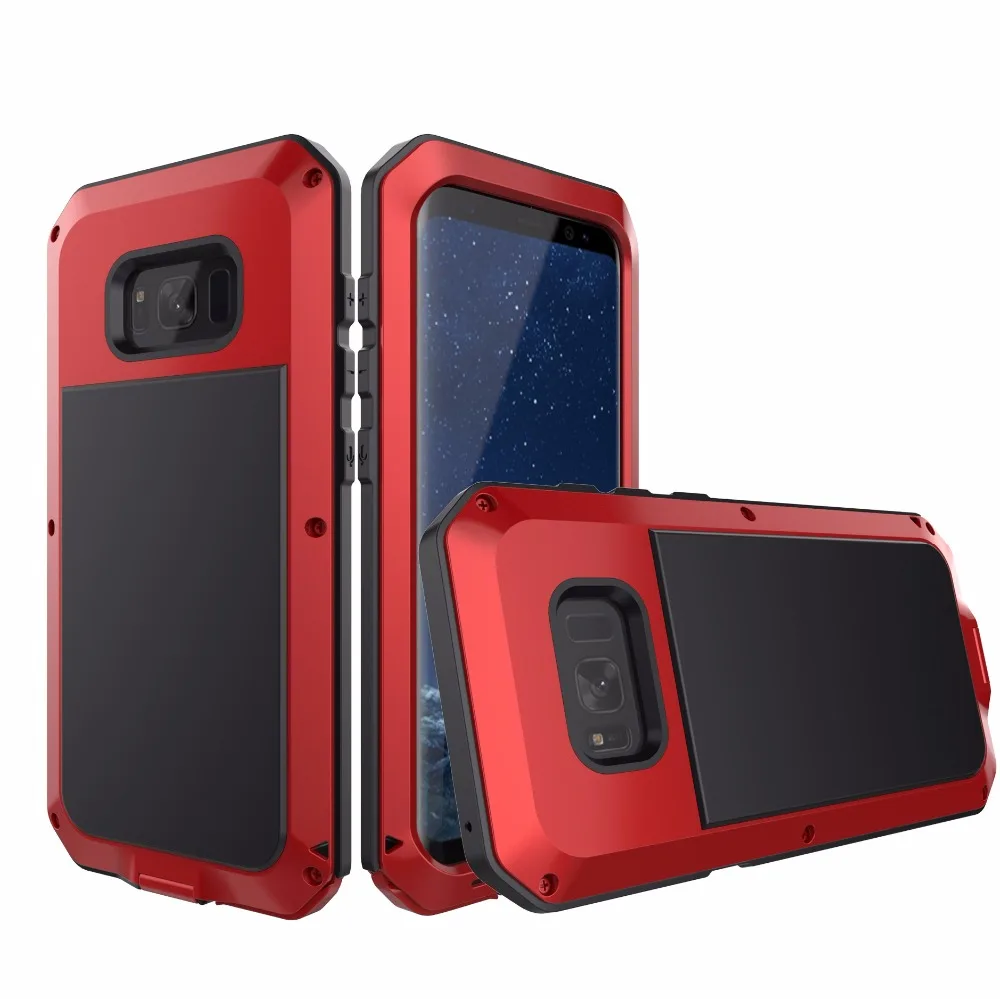 Для samsung Galaxy S5 S6 S7 край S10+ S10E S9 S8 S10 плюс Чехол Алюминий металлический противоударный бронированный чехол для Note 10 плюс 9 8 5 4 3