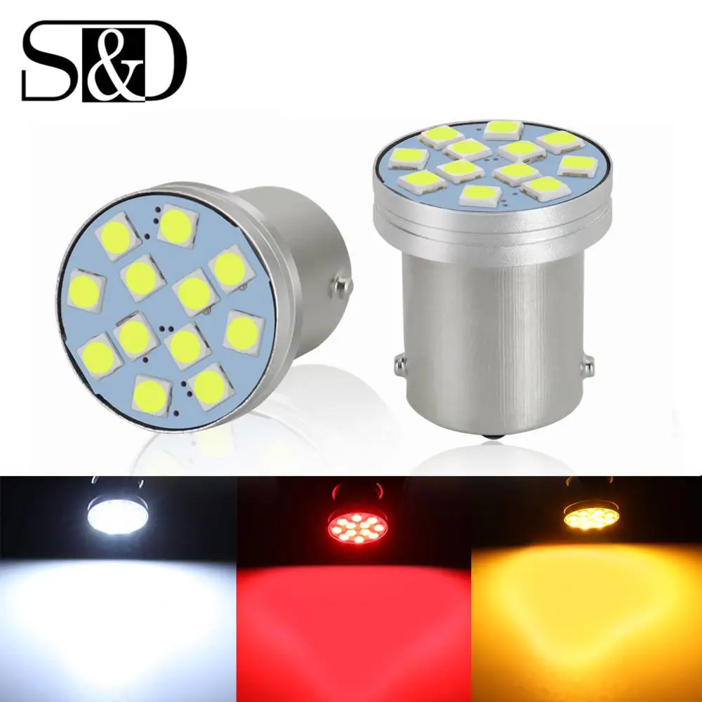 2x 1156 BA15S R5W P21W LED PY21W BAU15S 1157 BAY15D P21/5W BA15D автомобиля светодиодные лампы Включите стоп