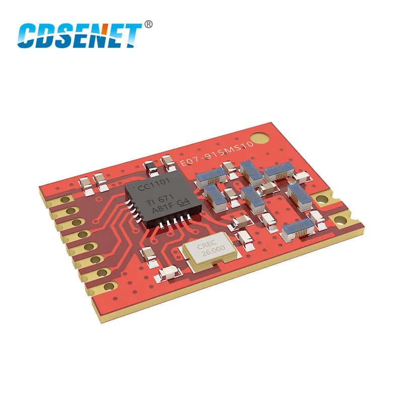 1 шт. E07-915MS10 CC1101 915 МГц длинный диапазон SPI беспроводной РЧ модуль CDSENET iot SMD 915 МГц рч приемник передатчик CC1101 чип