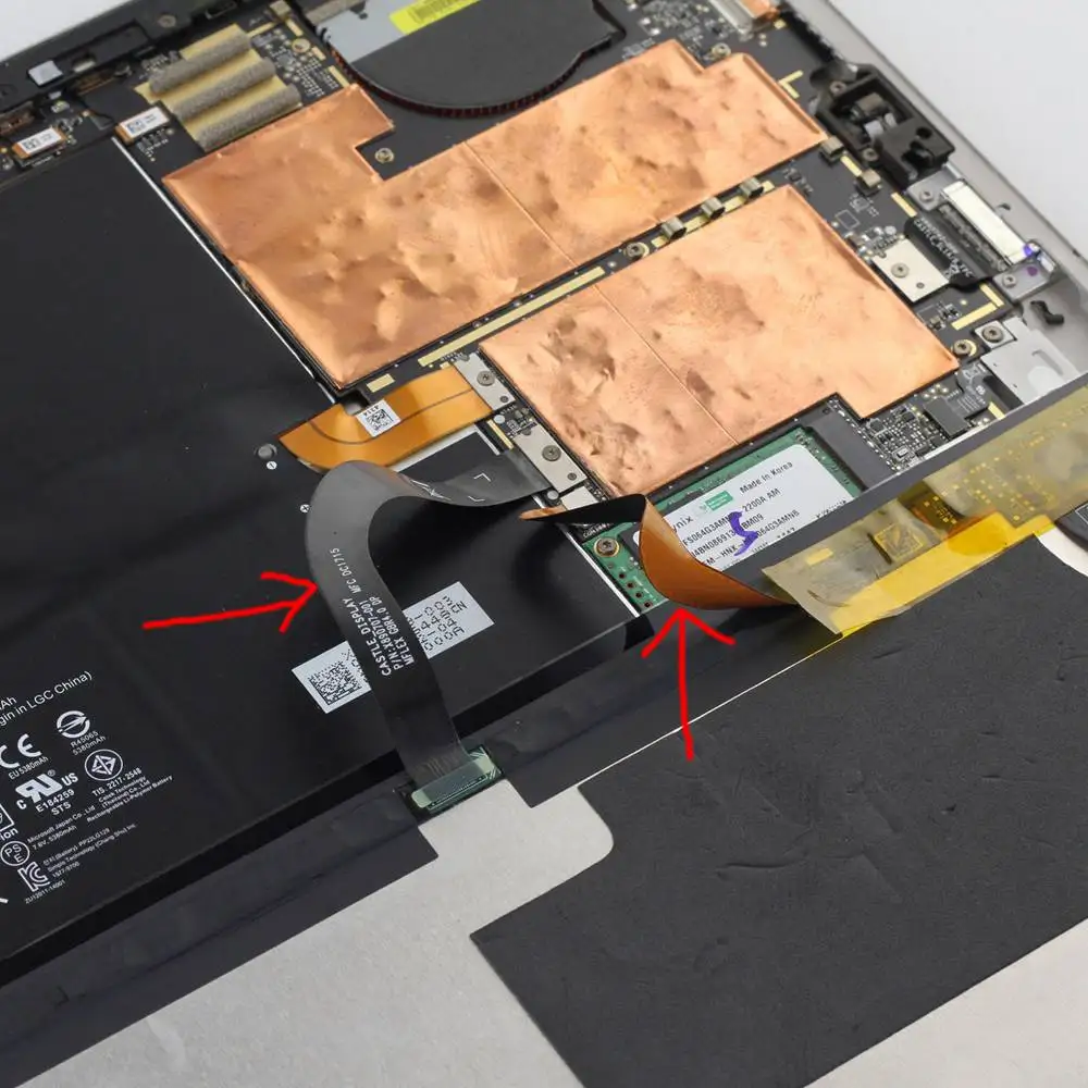 WEIDA/гибкие кабельные соединители Замена для Microsoft Surface Pro 3 Pro3 1631 гибкий кабель ЖК