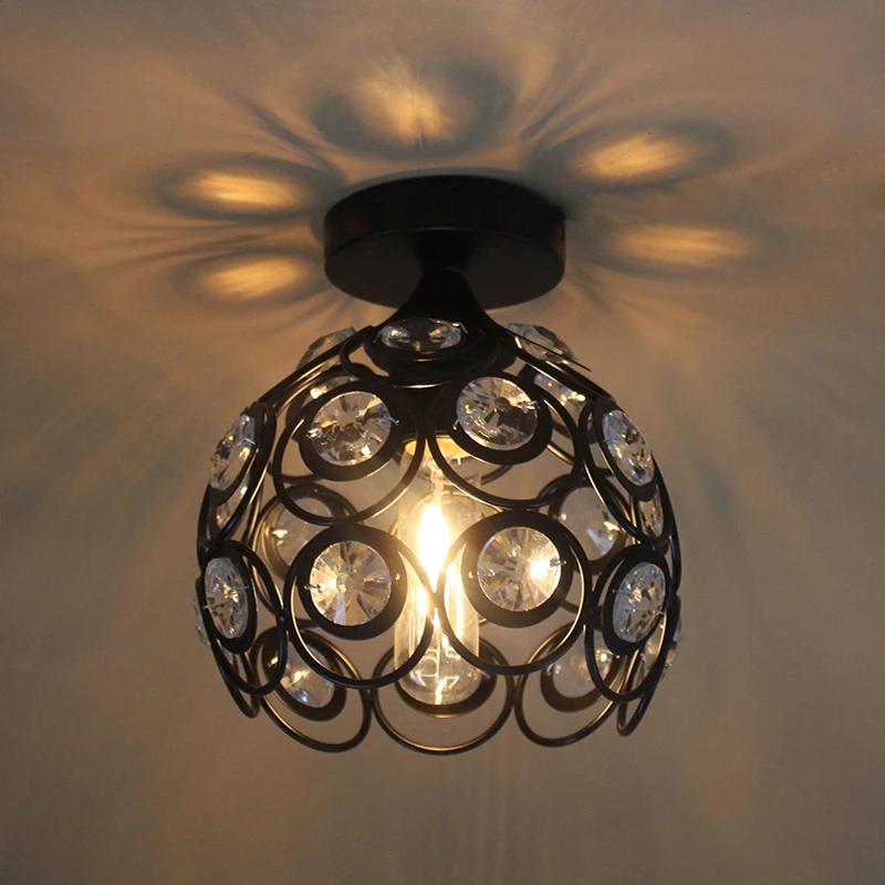 Коридор 1 шт. светодиодные потолочные светильники для прихожей железные лампы