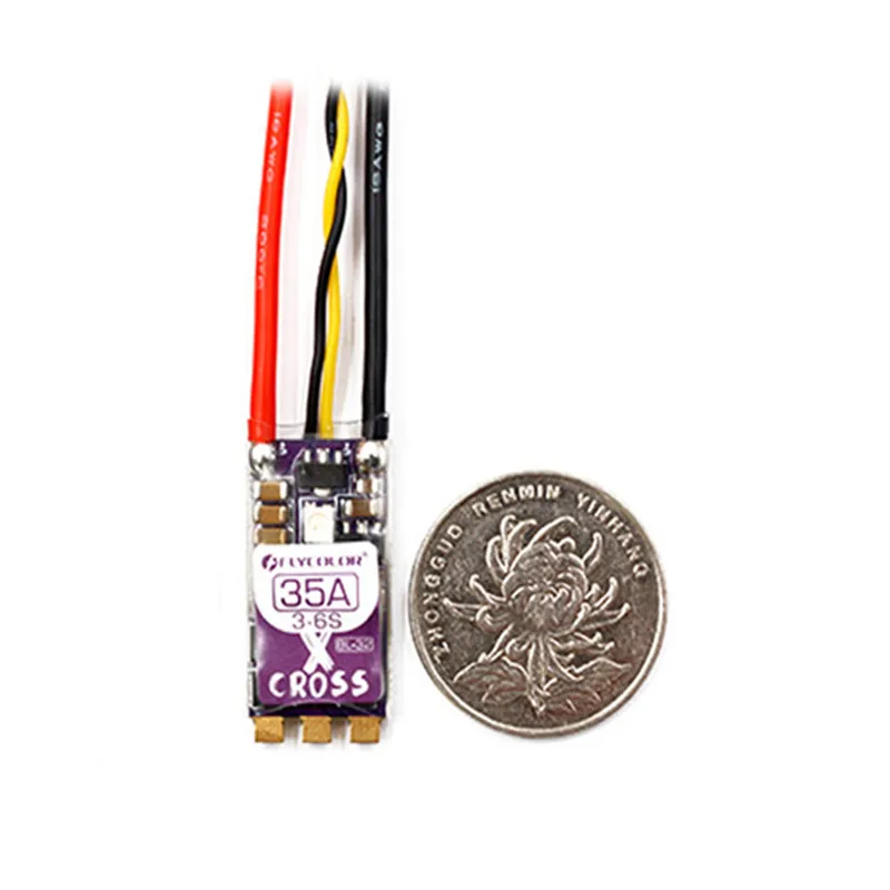 Новый Flycolor 35A/45A/50A 3 6S Blheli_32 32bit DSHOT1200 w/бесщеточный ESC для гоночных дронов с моделями