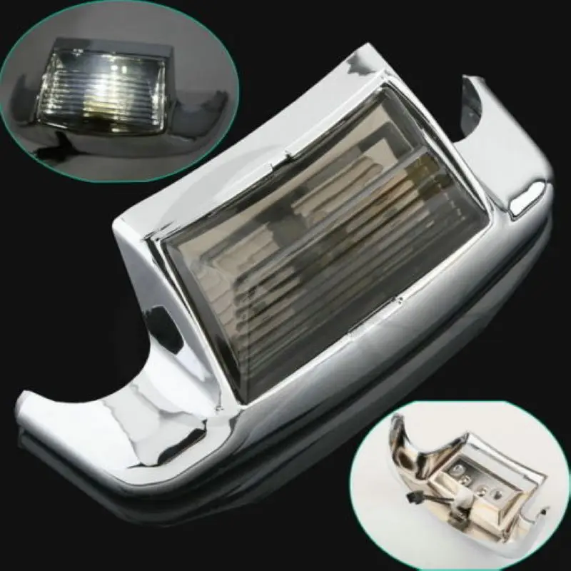 

Наконечник заднего крыла мотоцикла для Harley FLSTC Heritage Softail Classic Electra Glide Smoke/красные линзы