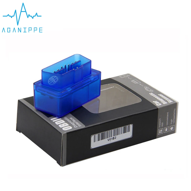 Elm 327 V1.5 OBD2 Bluetooth OBD сканер с хорошей чипсой 1 5 2 диагностический Автомобиль 100%