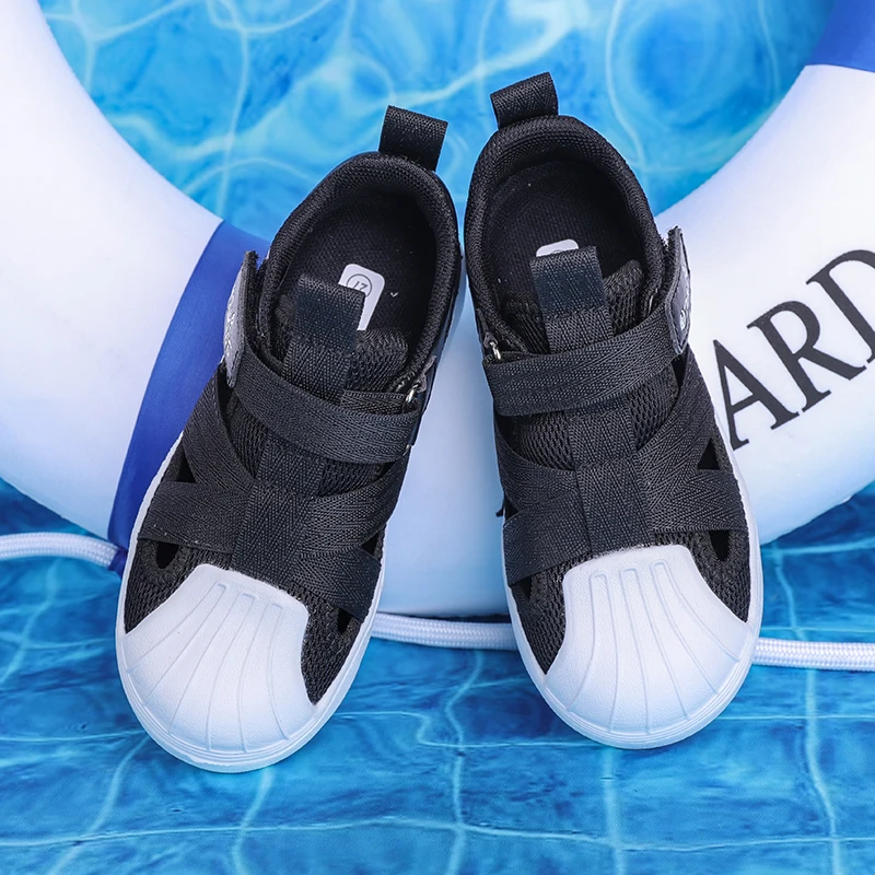 Сандалии для мальчиков детская летняя нескользящая обувь малышей пляжные