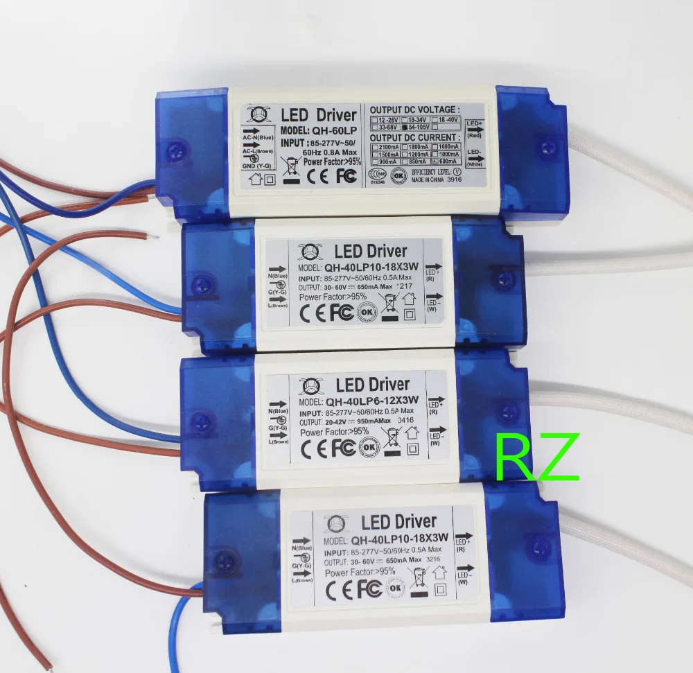 6 12X3W 10 18X3W 18 30X3W Светодиодный драйвер Источник питания трансформатор источник для