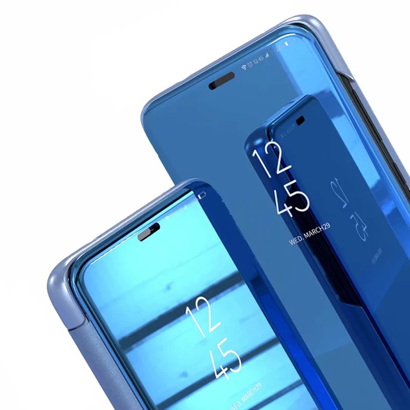 Флип кейс HUAWEI MATE 20 Pro умный зеркальный чехол для Huawei Mate кожаный флип Smart Pro|Бамперы|