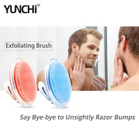 exfoliating shower brush hair massage comb scalp massager ingrown hair and razor bump treatment body scrub tool for man woman