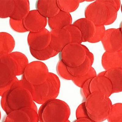 30g/bag 2.5cm Paper Confettis Dots for Wedding Party Decoration Filled in Balloon Party Accessories Festival Celebration Supply - Цвет: Red