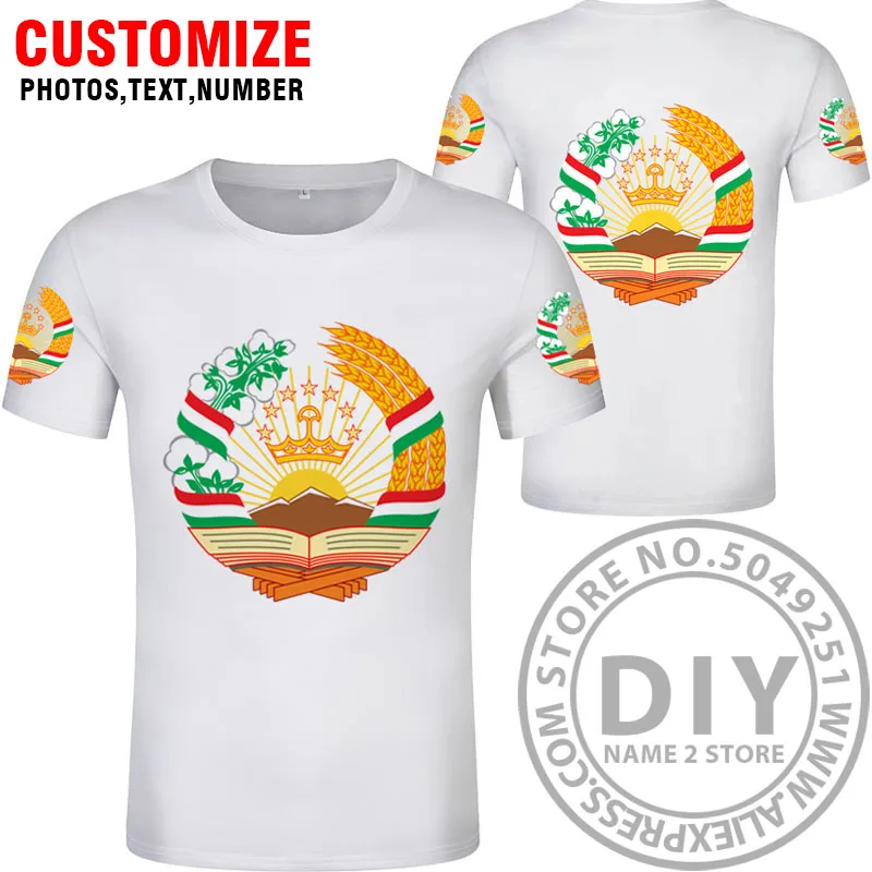 Style 6 Футболка «TAJIKISTAN», сделай сам,, на заказ, с именем, номером tjk, футболка с национальным флагом, tj, футболка с фотографией, с принтом, с текстом, одежда для 0 - Цвет: Style 6