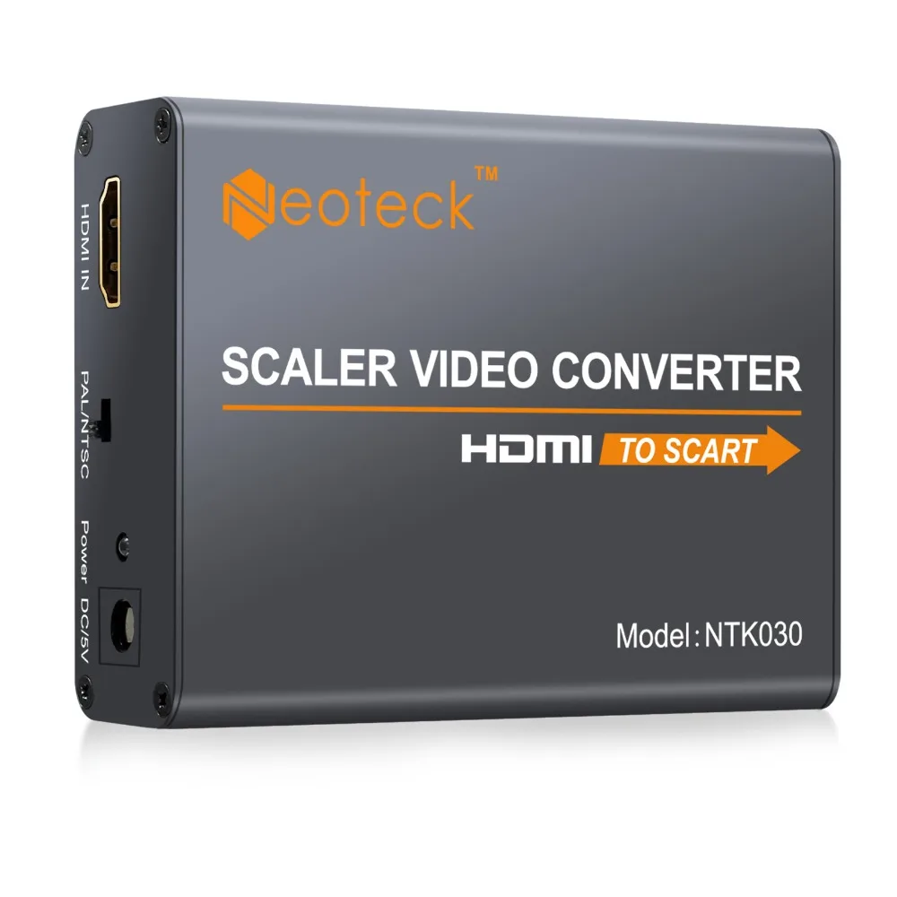 ESYNiC 1080P 1.3b HDMI конвертер/переходник в scart композитный HD видео стерео аудио 5 В/1A адаптер питания мини портативный алюминиевый конвертер