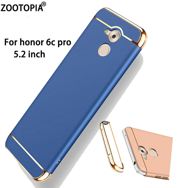 Чехол для Huawei Honor 6C Pro роскошный защитный чехол на 3In1 Жесткий Capa 5 2 '' Fundas|cover on|cover