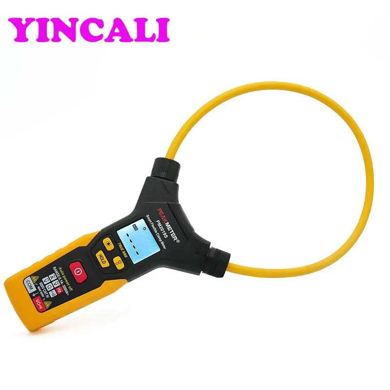 Новый PM2019S умный AC цифровой гибкий клещи мультиметр ручное напряжение тока