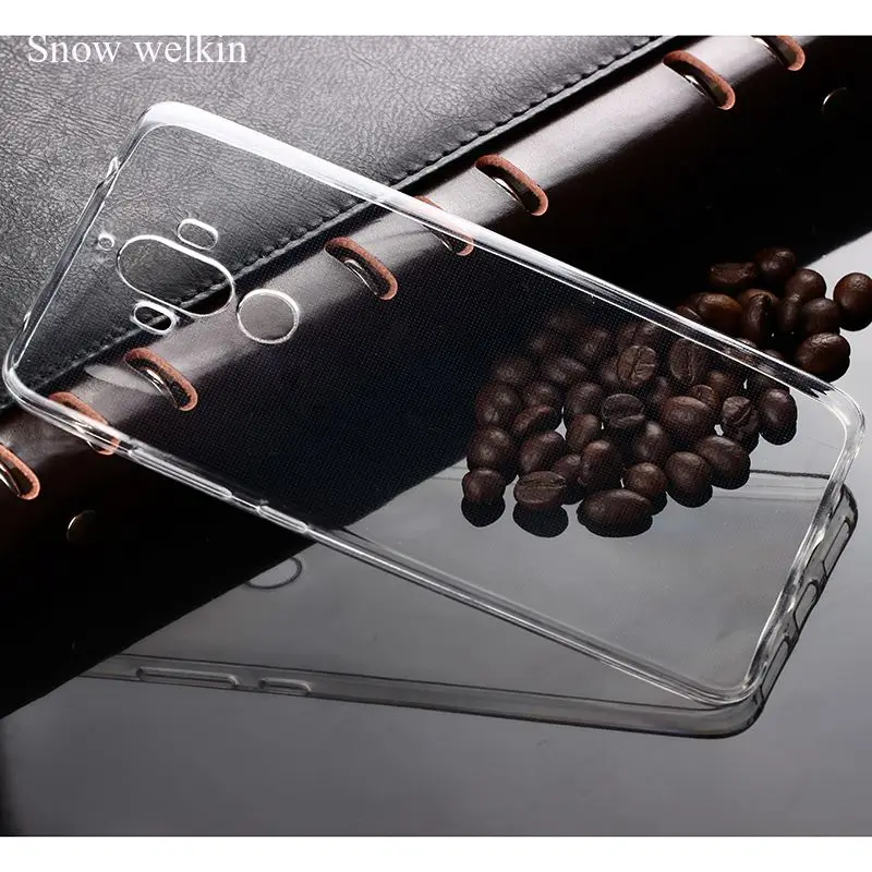 Прозрачный силиконовый мягкий Ультратонкий чехол-накладка из ТПУ для Huawei Mate 9 Mate9