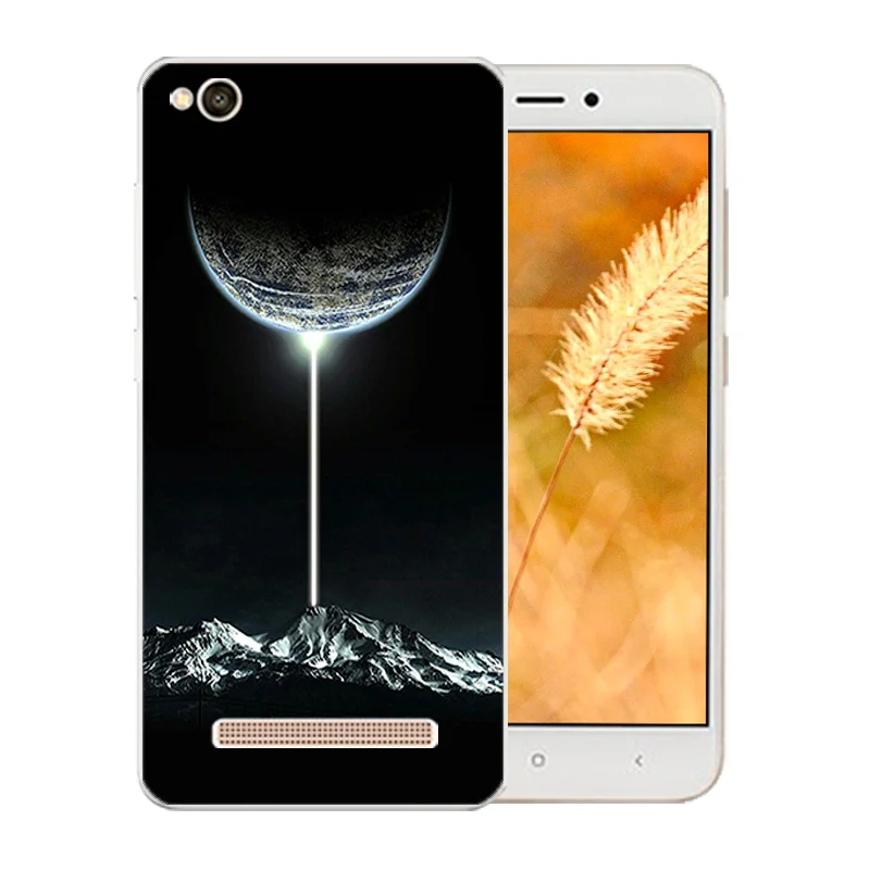 5 0 дюйма для Xiaomi Redmi 4A 4 A чехол телефона с рисунком космический мир задняя крышка