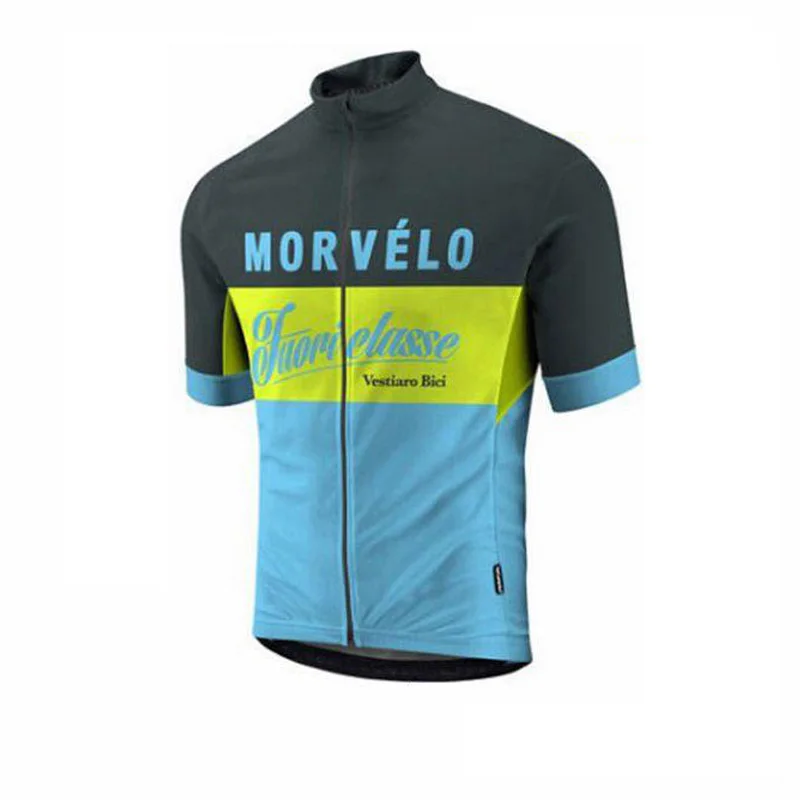 011 Morvelo Велоспорт Джерси велоспортивная одежда для гонок Джерсе для спортивного велосипеда Топы велосипедная рубашка с коротким рукавом ropa Ciclismo K122704 - Цвет: 011