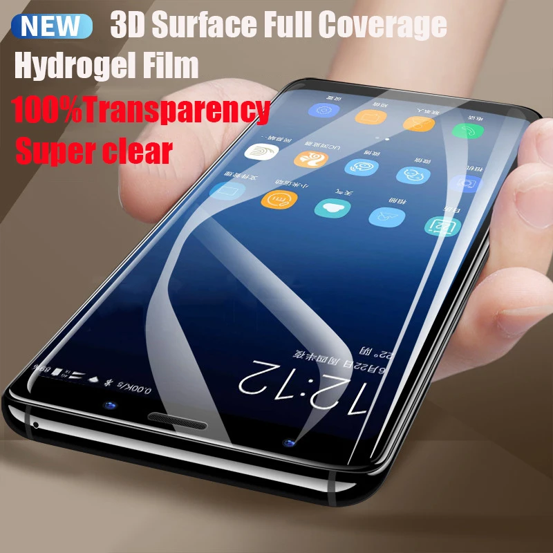 Полностью Мягкая Гидрогелевая пленка для Samsung Galaxy A9 Star C8 C9 Pro Note 8 S6 S7 Edge Plus 3D
