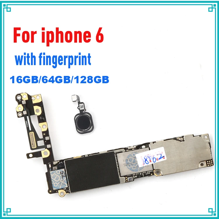 Оригинальная материнская плата для iphone 6 черного цвета с кнопкой домой