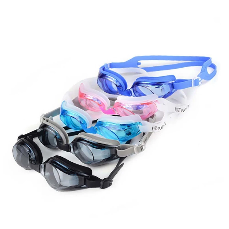 Men Women Professional Electroplate Swimming Glasses Anti Fog UV Protection Swim Goggles Waterproof Swimming Eyewear