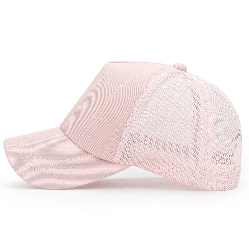 Однотонная летняя сетчатая Кепка для мужчин и женщин черная кость Casquette Homme Dad Hat Белая сетчатая шапка мужская шляпа