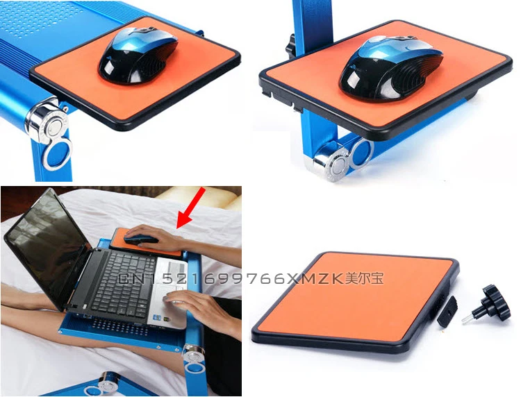 17 дюймов складной стол для ноутбука мини портативный компьютерный с мышкой доска