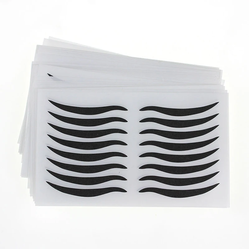 80 стикеров Сексуальная кошачья наклейка для глаз Черная Подводка и двойная лента