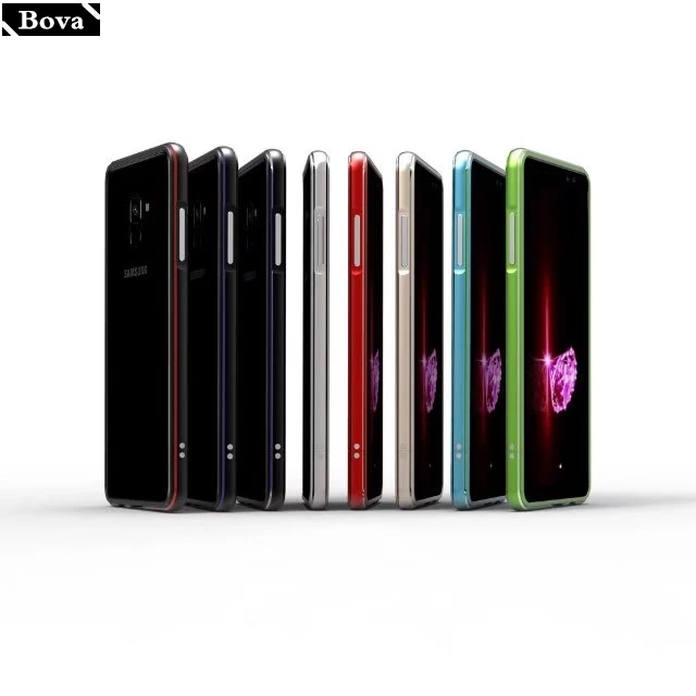 

For Samsung A8 2018 Bumper case Luxury Deluxe Ultra Thin Protective aluminum Bumper For Samsung Galaxy A8 2018 A530F