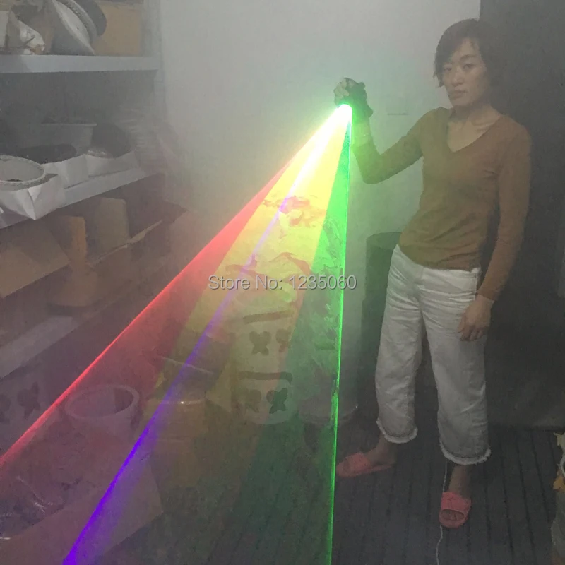 Хэллоуин RGB лазерный вихревой многоцветный человек сценические
