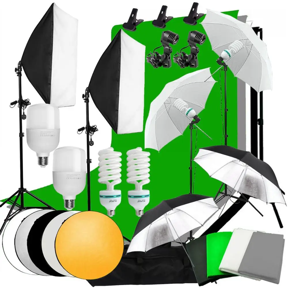 Система поддержки фона 2*3 м Фотостудия Зонт для софтбокса комплект непрерывного