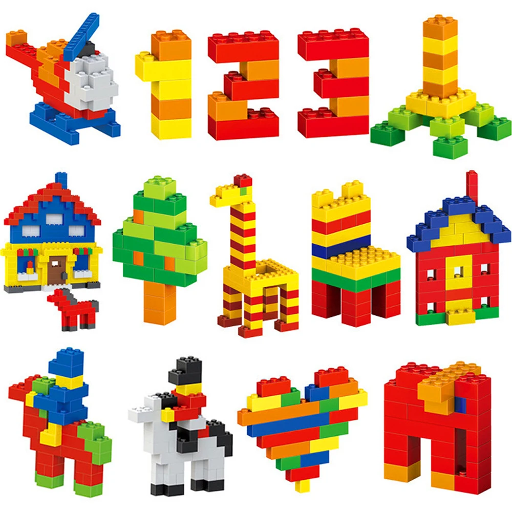 Блоки для моделирования 1000 шт./компл. детские игрушки девочек и мальчиков сборка